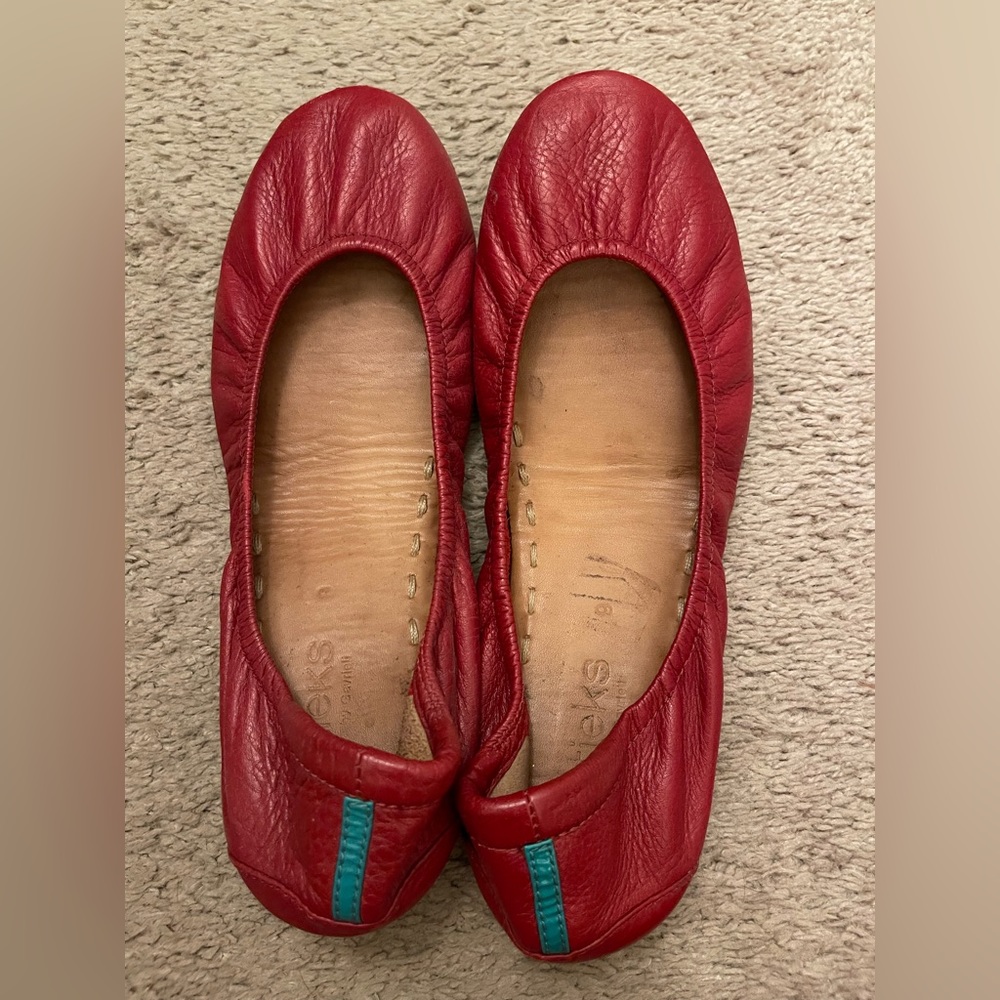 Tieks Cardinal Red 9